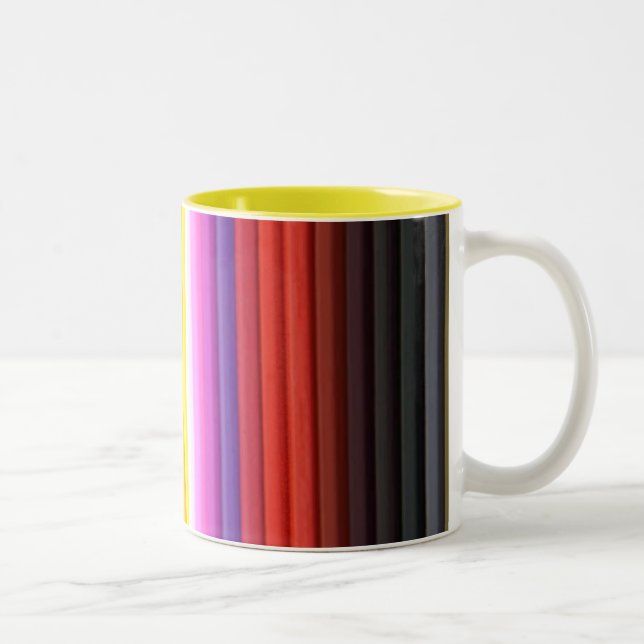 Tasse 2 Couleurs Musique arc-en-ciel (Droit)