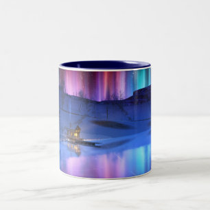 Tasse 2 Couleurs Musique arc-en-ciel d'hiver