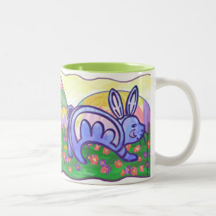 Tasse 2 Couleurs Musique Bunny de Pâques