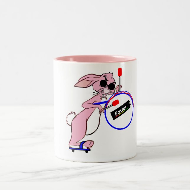 Tasse 2 Couleurs Musique Bunny de Pâques (Centre)