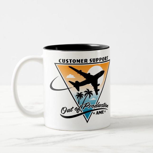 Tasse 2 Couleurs Musique couchant (Gauche)