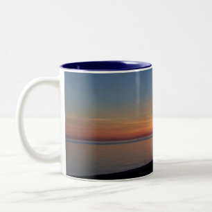 Tasse 2 Couleurs Musique couchant du lac Michigan