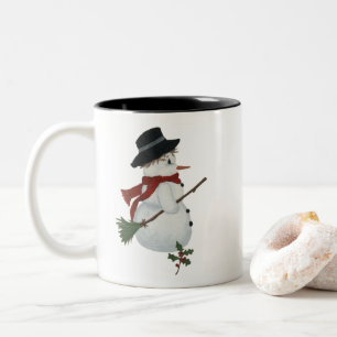 Tasse 2 Couleurs Musique country Snowman