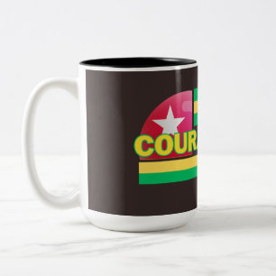 Tasse 2 Couleurs Musique courageuse des étudiants togolais