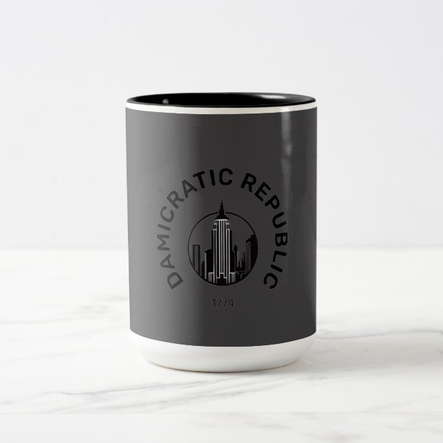 Tasse 2 Couleurs Musique Damicratique (Centre)