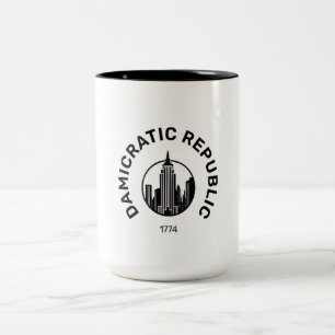 Tasse 2 Couleurs Musique Damicratique