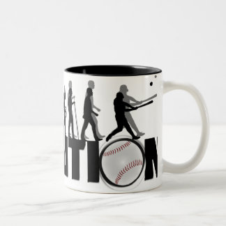 Tasse 2 Couleurs Musique de baseball de l'évolution