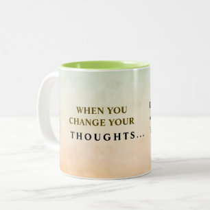 Tasse 2 Couleurs Musique de citation de vie