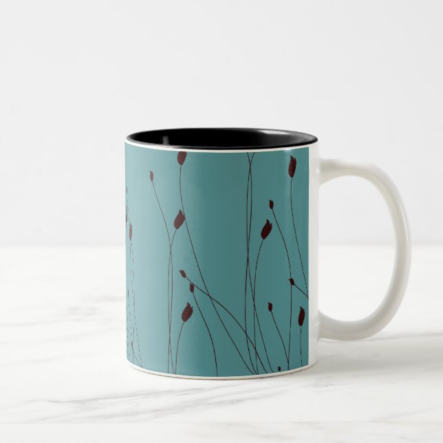 Tasse 2 Couleurs Musique de concepteur (Droit)