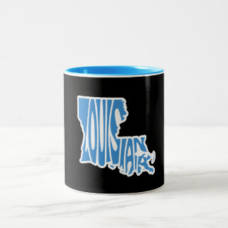 Tasse 2 Couleurs Musique de forme d'état de Louisiane