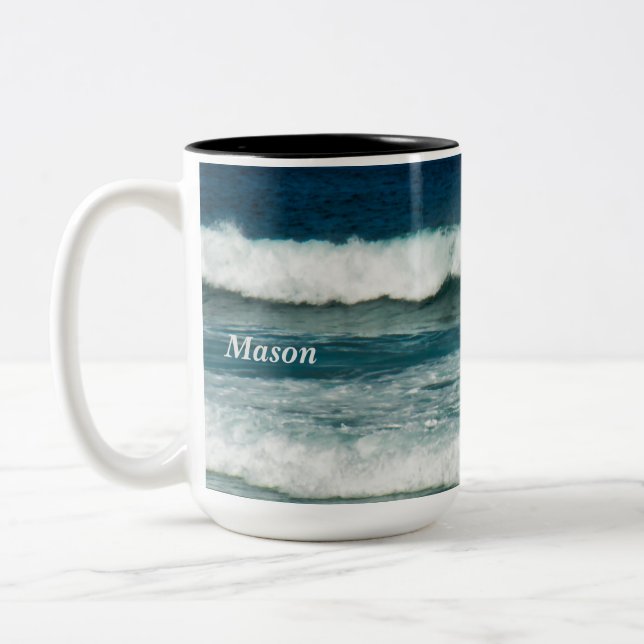 Tasse 2 Couleurs Musique de la mer des Caraïbes (Gauche)