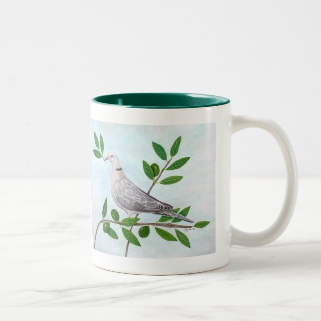Tasse 2 Couleurs Musique de la paix (Droit)