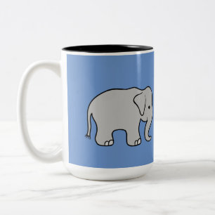 Tasse 2 Couleurs Musique de l'ambassadeur éléphant