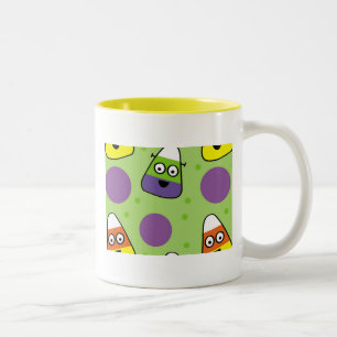 Tasse 2 Couleurs Musique de maïs d'Halloween