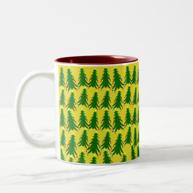 Tasse 2 Couleurs Musique de Noël (Gauche)
