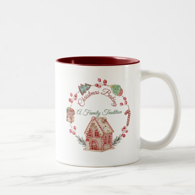 Tasse 2 Couleurs Musique de Noël (Droit)