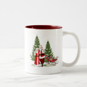 Tasse 2 Couleurs Musique de Noël