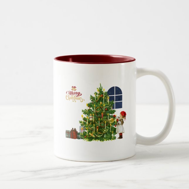 Tasse 2 Couleurs Musique de Noël (Droit)
