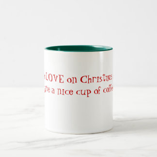 Tasse 2 Couleurs Musique de Noël