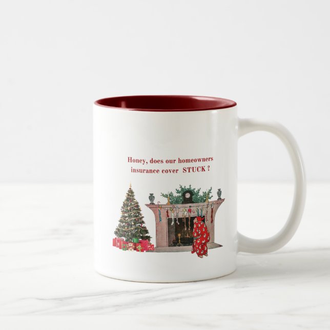 Tasse 2 Couleurs Musique de Noël (Droit)