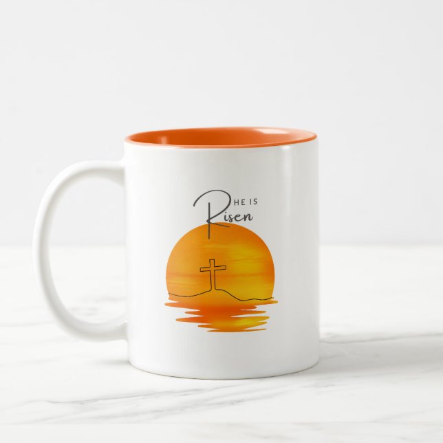 Tasse 2 Couleurs Musique de Pâques (Gauche)