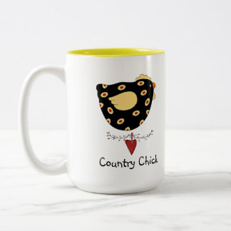Tasse 2 Couleurs Musique de poussin du pays