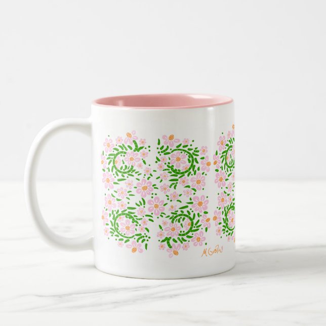 Tasse 2 Couleurs Musique de printemps (Gauche)
