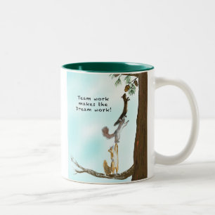 Tasse 2 Couleurs Musique de travail d'équipe