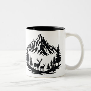 Tasse 2 Couleurs Musique de vie sauvage majestueuse