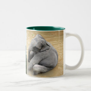 Tasse 2 Couleurs Musique des éléphants africains