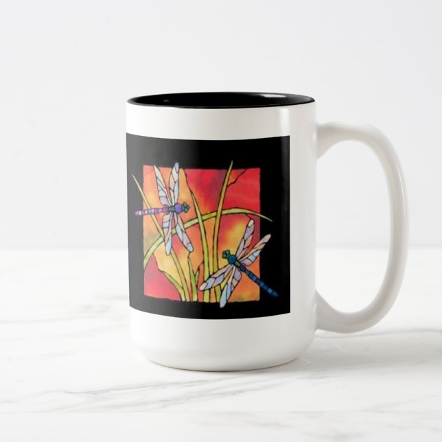 Tasse 2 Couleurs Musique des libellules (Droit)