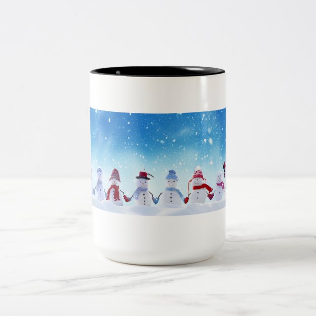 Tasse 2 Couleurs Musique des neiges (Centre)