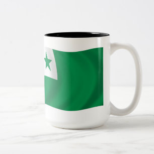 Tasse 2 Couleurs Musique Drapeau Espéranto