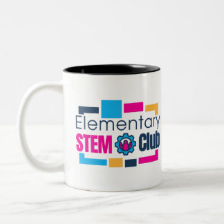 Tasse 2 Couleurs Musique du logo du club STEM élémentaire