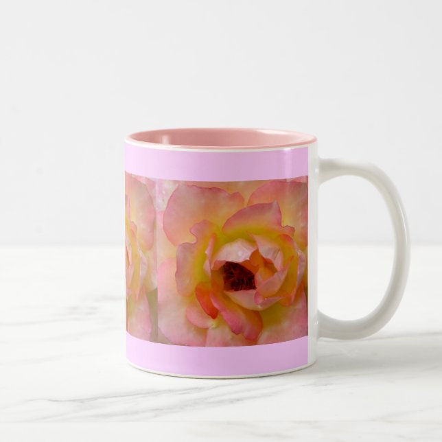Tasse 2 Couleurs Musique en fleurs (Droit)