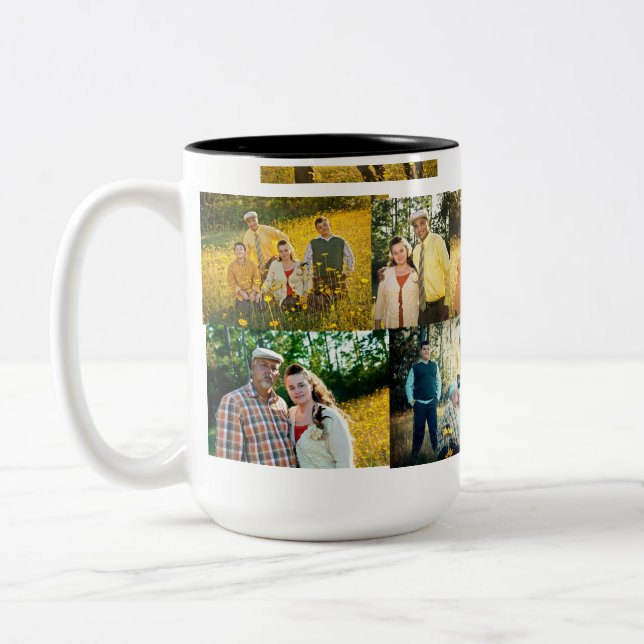 Tasse 2 Couleurs Musique familiale (Gauche)