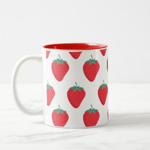 Tasse 2 Couleurs Musique mignonne aux fraises