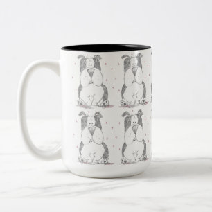 Tasse 2 Couleurs Musique multi Bulldog