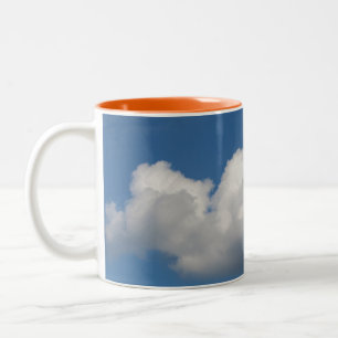 Tasse 2 Couleurs Musique nuageuse du ciel bleu