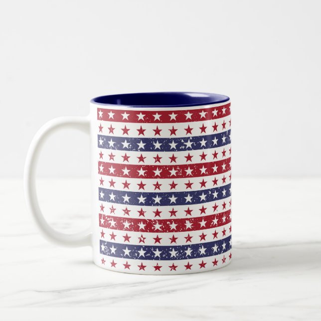 Tasse 2 Couleurs Musique patriotique (Gauche)