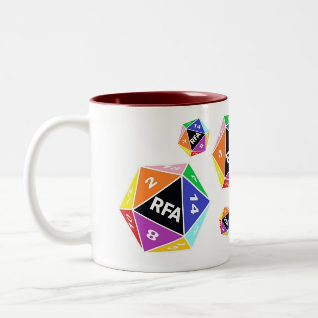 Tasse 2 Couleurs Musique RFA (Gauche)