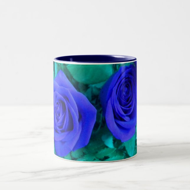 Tasse 2 Couleurs Musique Rose bleue (Centre)