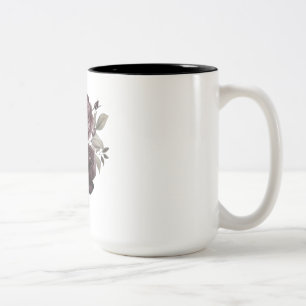 Tasse 2 Couleurs Musique Rose en floraison
