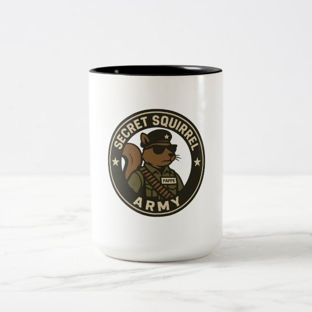 Tasse 2 Couleurs Musique secrète de l'armée des écureuils (Centre)
