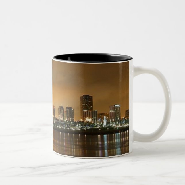 Tasse 2 Couleurs Musique Skyline (Droit)