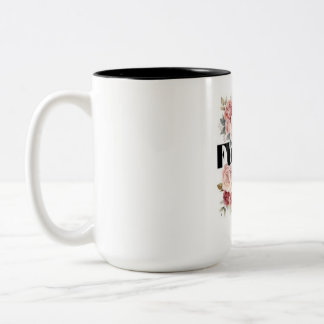 Tasse 2 Couleurs Musique Vintage noire et rose