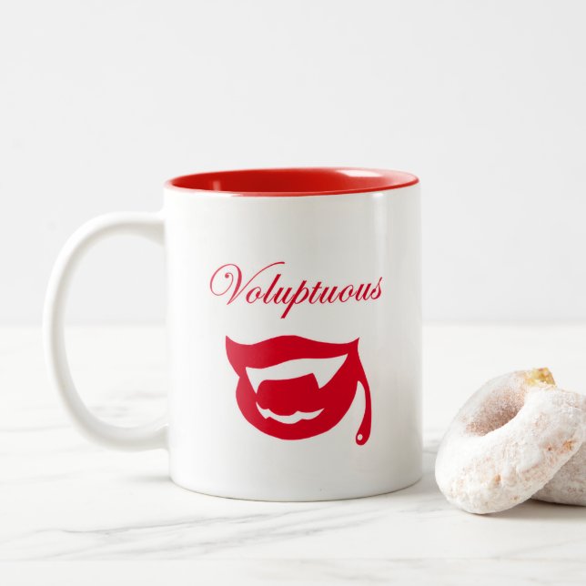 Tasse 2 Couleurs Musique voluptueuse (Avec donut)
