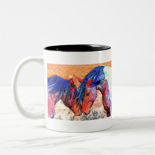 Tasse 2 Couleurs Mustangs (Gauche)