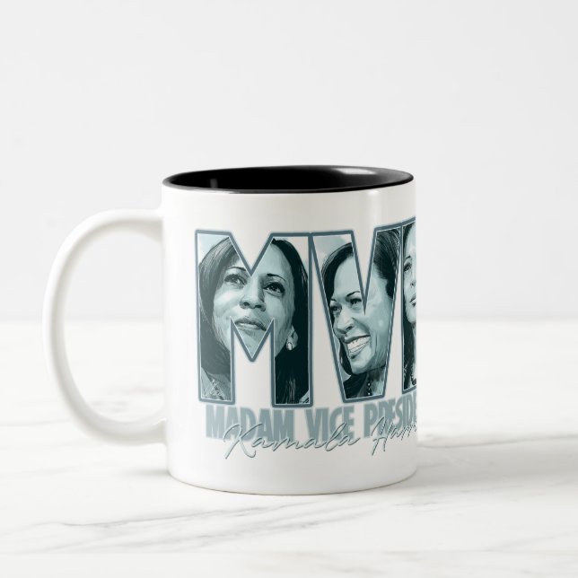 Tasse 2 Couleurs MVP Musique bleue (Gauche)