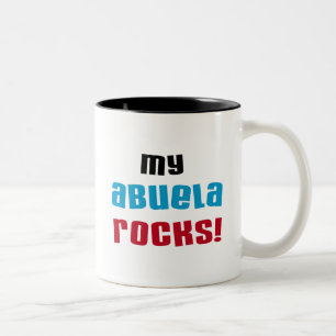 Tasse 2 Couleurs My Abuela Rocks T-shirts et cadeaux